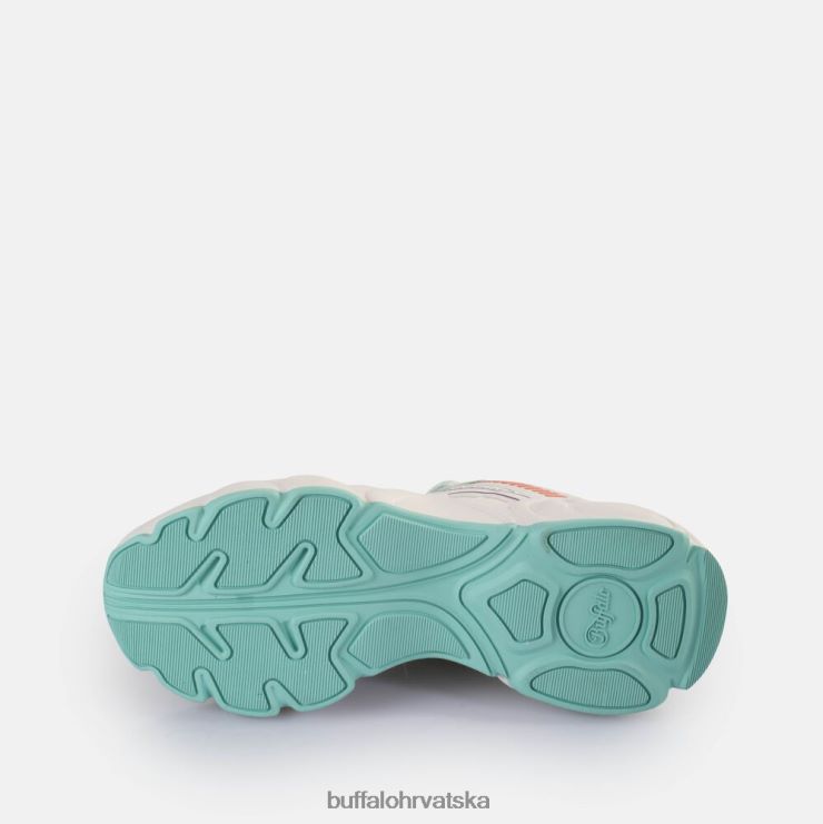 bijela/menta/koraljna Buffalo cld run jog tenisice niske veganske |tenisice TDD6T237
